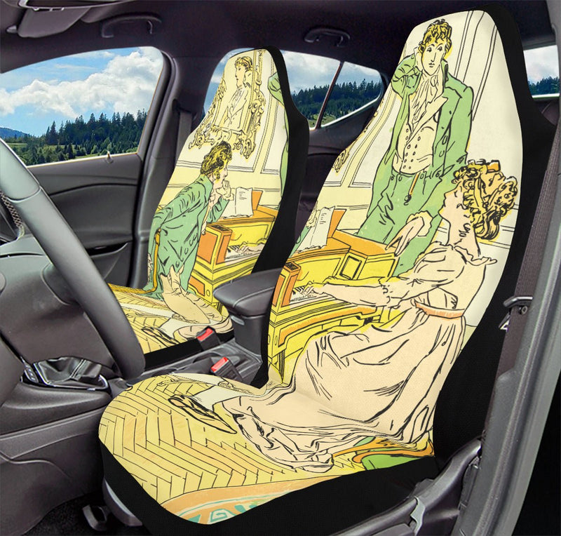 You Must Allow Me to Speak Jane Austen Car Seat Cover - Jaded Lament