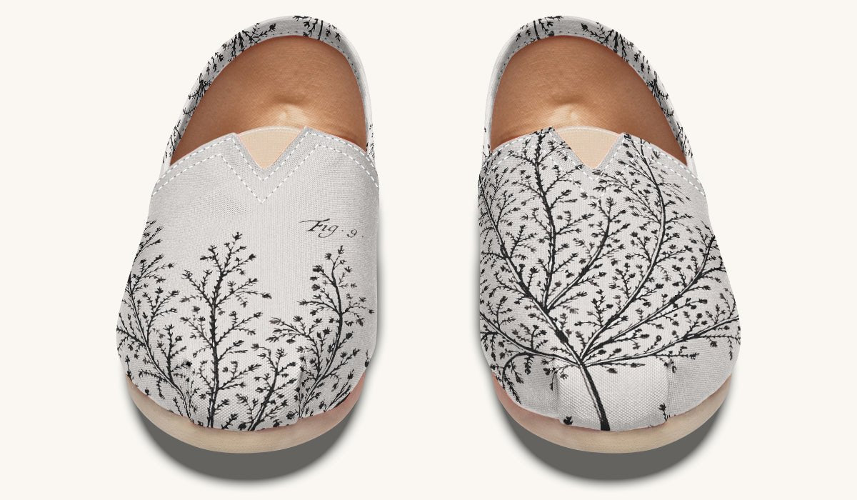 A Delicate Breath Bw Casual Shoes - Jaded Lament