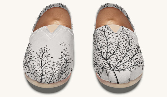 A Delicate Breath Bw Casual Shoes - Jaded Lament