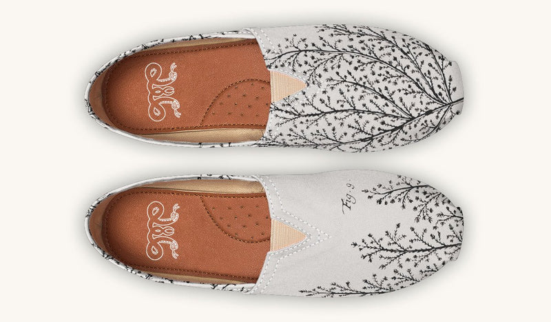 A Delicate Breath Bw Casual Shoes - Jaded Lament