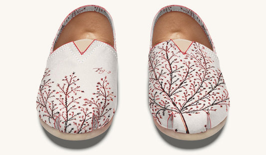 A Delicate Breath Red Casual Shoes - Jaded Lament