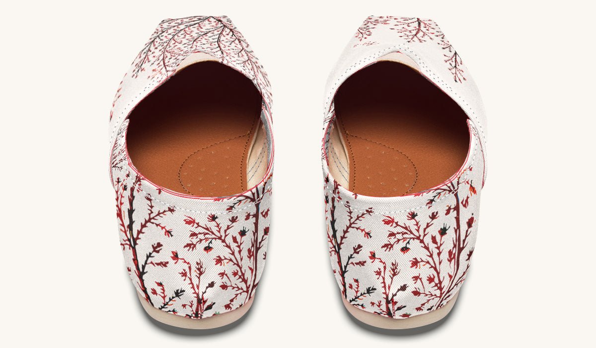 A Delicate Breath Red Casual Shoes - Jaded Lament