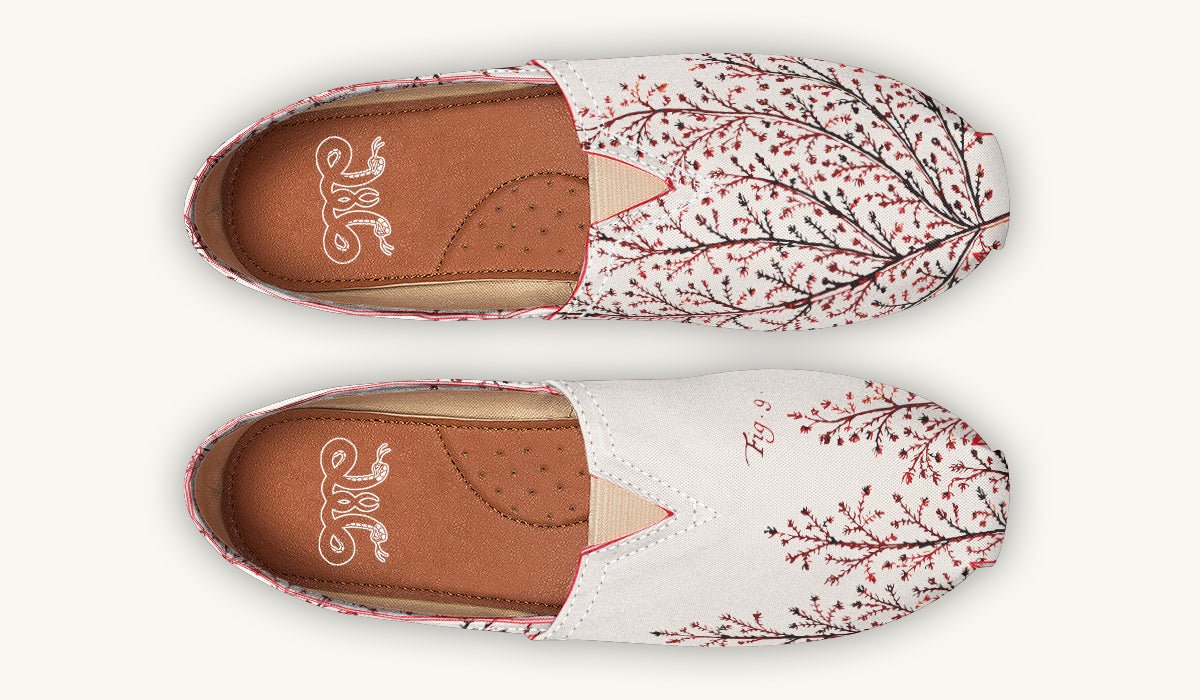 A Delicate Breath Red Casual Shoes - Jaded Lament