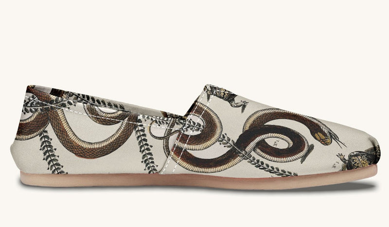 An Arrangement of Frogs and Snakes Casual Shoes - Jaded Lament