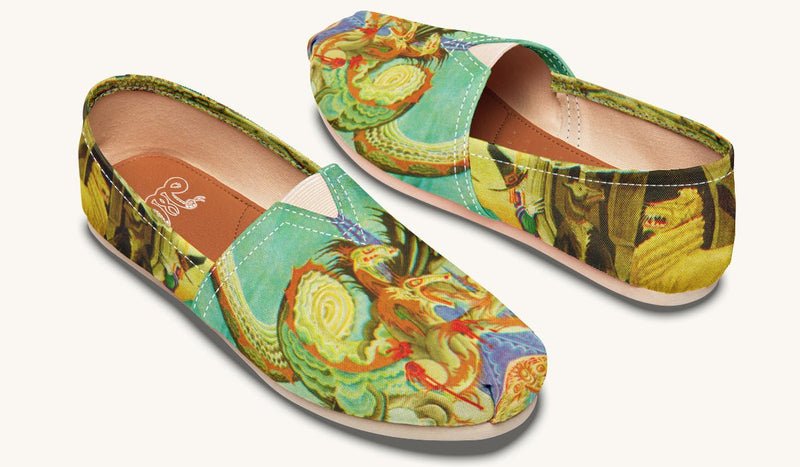 Before The Dragon Broke The Sky Casual Shoes - Jaded Lament