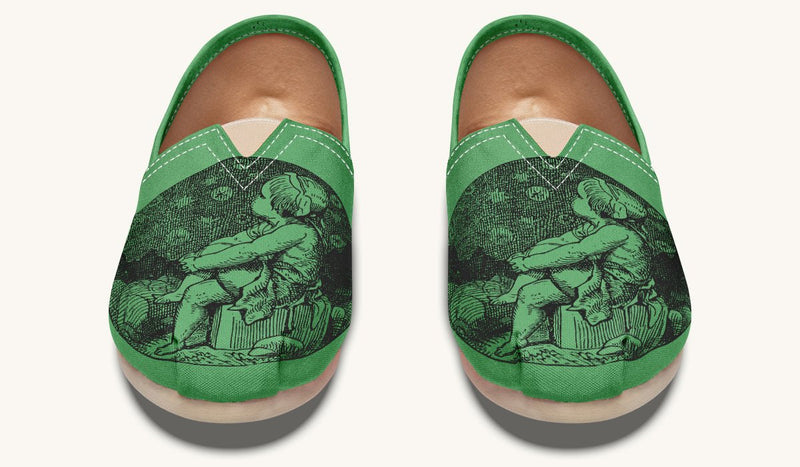 Beneath The Green Silence Casual Shoes - Jaded Lament