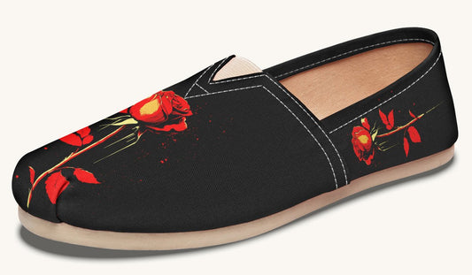 Bleeding Rose Casual Shoes - Jaded Lament