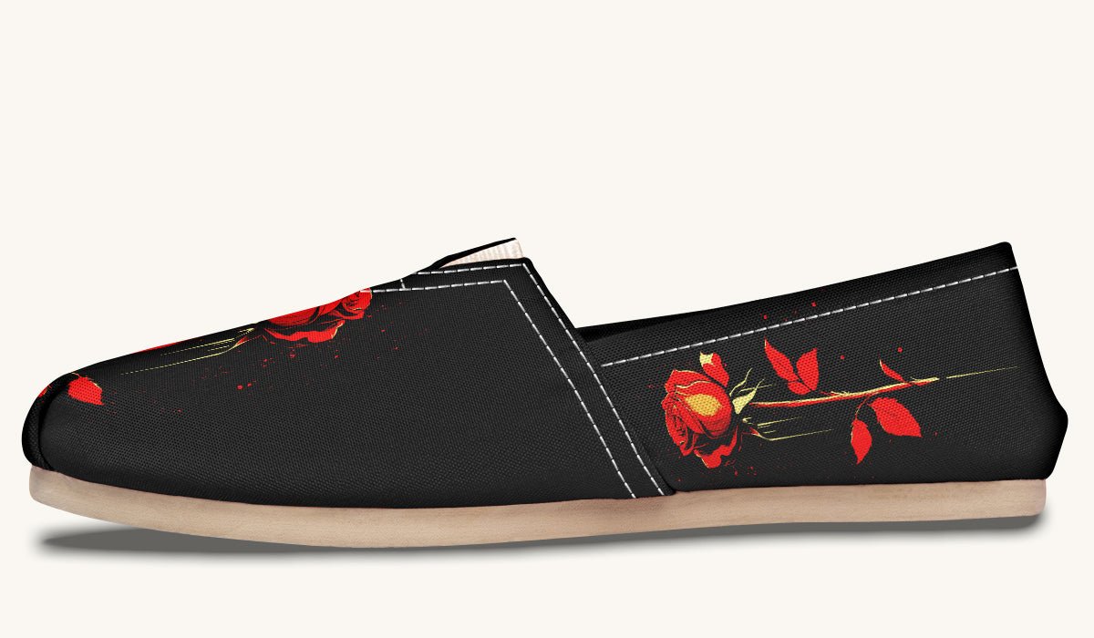Bleeding Rose Casual Shoes - Jaded Lament