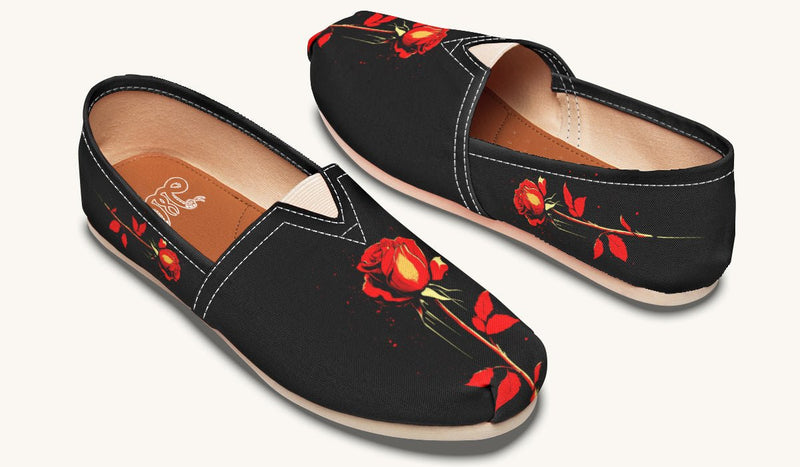 Bleeding Rose Casual Shoes - Jaded Lament