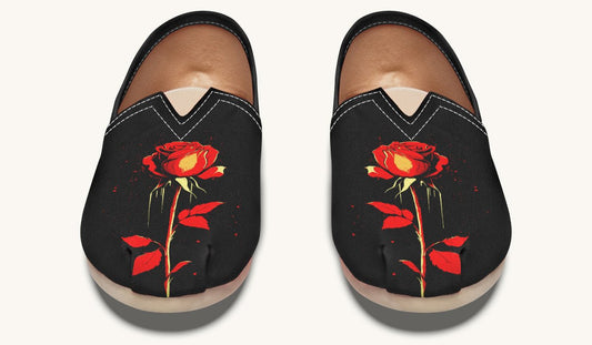Bleeding Rose Casual Shoes - Jaded Lament