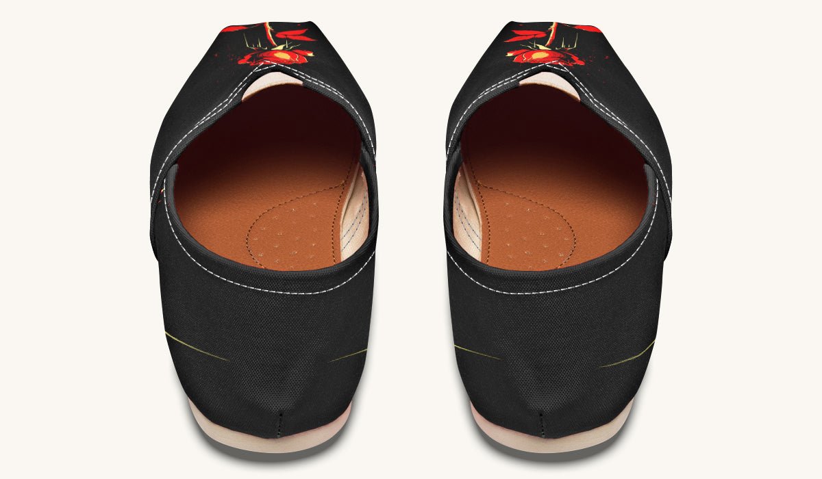 Bleeding Rose Casual Shoes - Jaded Lament