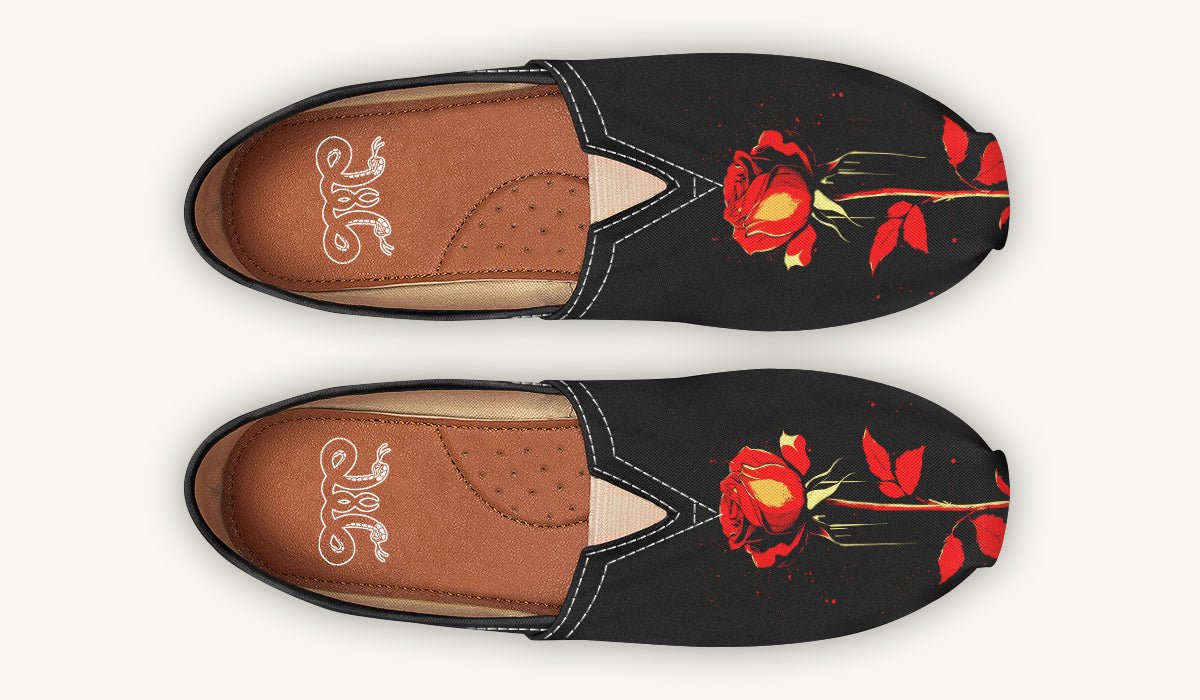 Bleeding Rose Casual Shoes - Jaded Lament