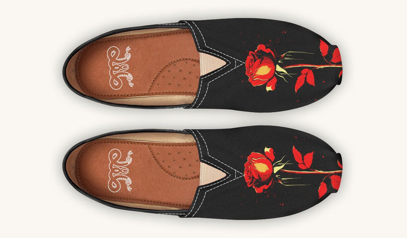 Bleeding Rose Casual Shoes - Jaded Lament