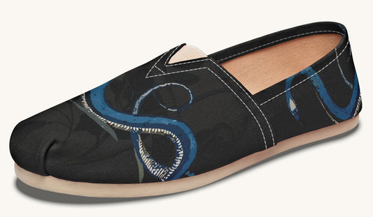 The Blue Coil Shadow Snake Hightop - Jaded Lament