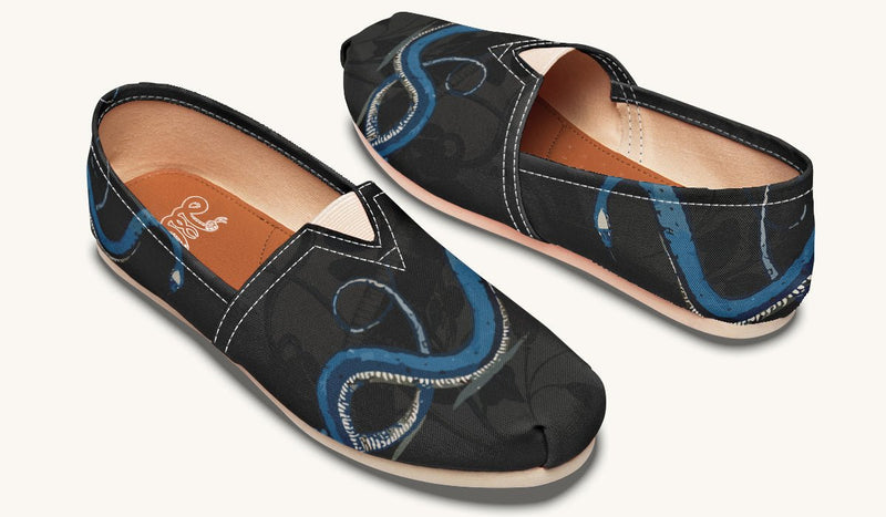 The Blue Coil Shadow Snake Hightop - Jaded Lament