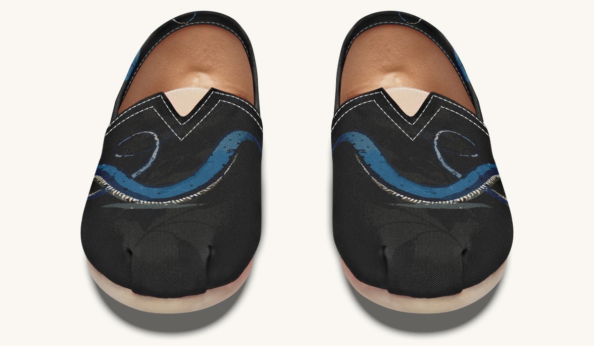 The Blue Coil Shadow Snake Hightop - Jaded Lament