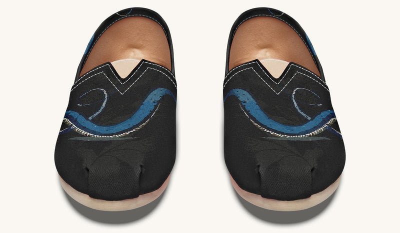 The Blue Coil Shadow Snake Hightop - Jaded Lament