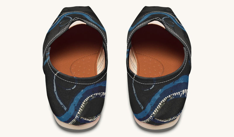 The Blue Coil Shadow Snake Hightop - Jaded Lament