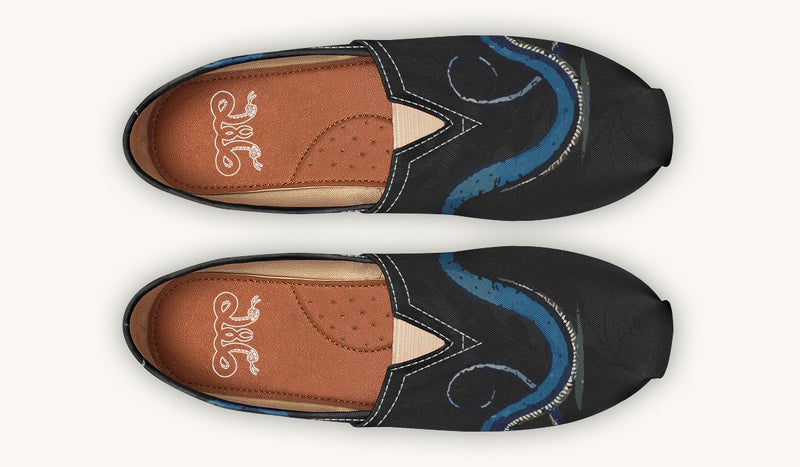 The Blue Coil Shadow Snake Hightop - Jaded Lament