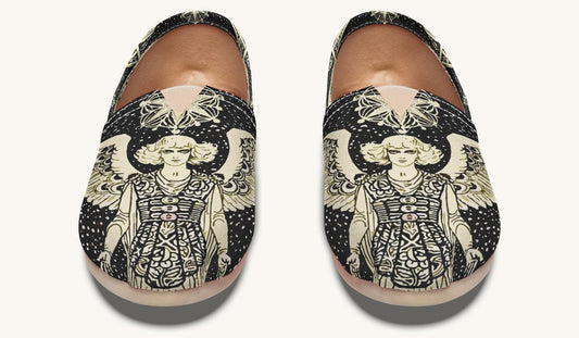 Call Upon the Star Cream Casual Shoes - Jaded Lament