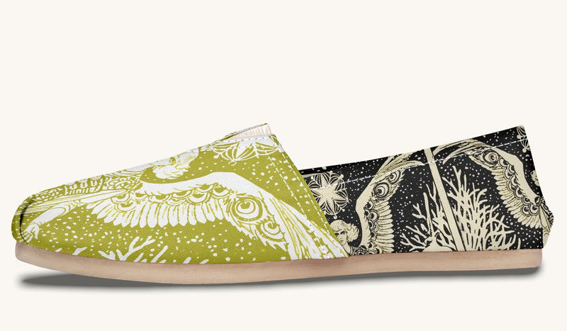 Call Upon the Star Green White Casual Shoes - Jaded Lament