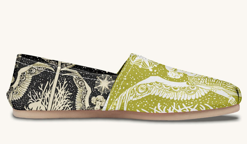 Call Upon the Star Green White Casual Shoes - Jaded Lament