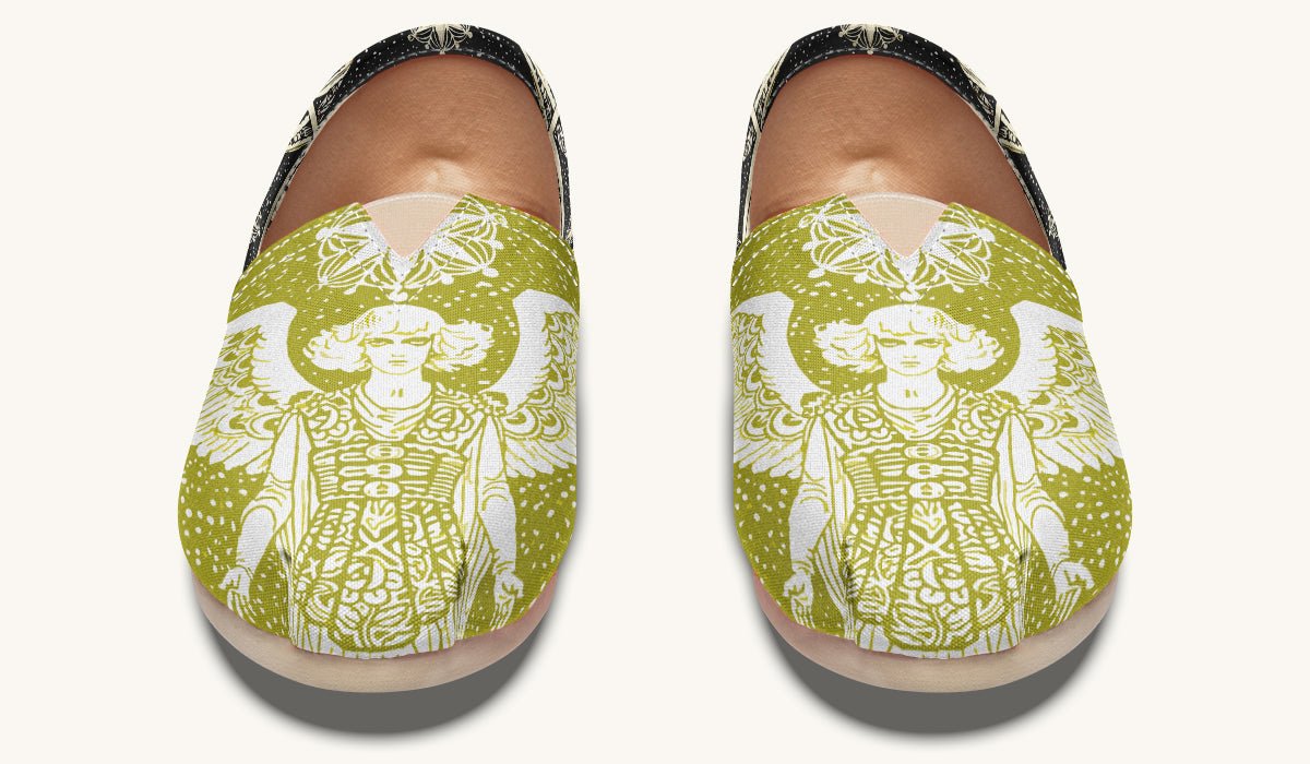 Call Upon the Star Green White Casual Shoes - Jaded Lament