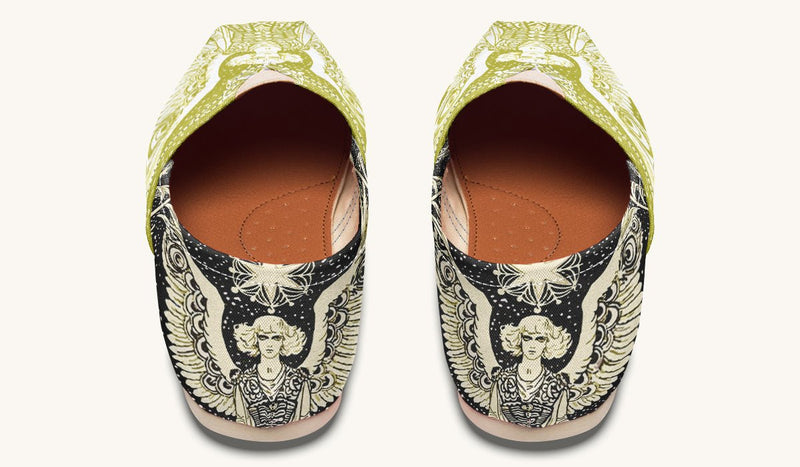 Call Upon the Star Green White Casual Shoes - Jaded Lament