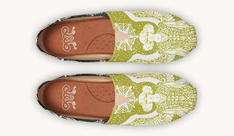 Call Upon the Star Green White Casual Shoes - Jaded Lament