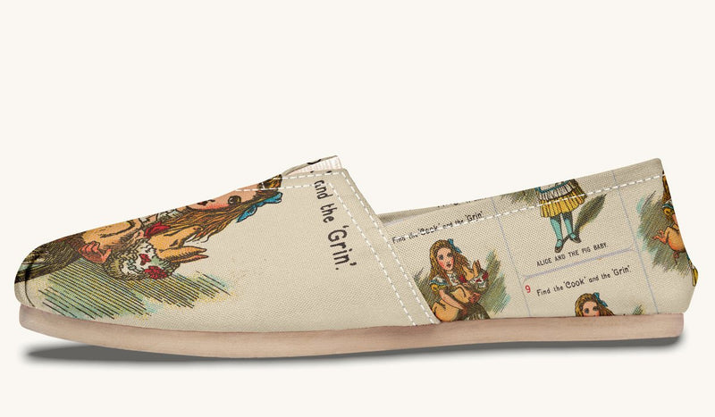 Cradle The Pig Alice in Wonderland Casual Shoes - Jaded Lament