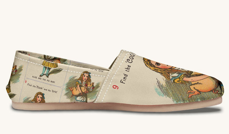 Cradle The Pig Alice in Wonderland Casual Shoes - Jaded Lament