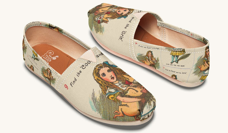 Cradle The Pig Alice in Wonderland Casual Shoes - Jaded Lament