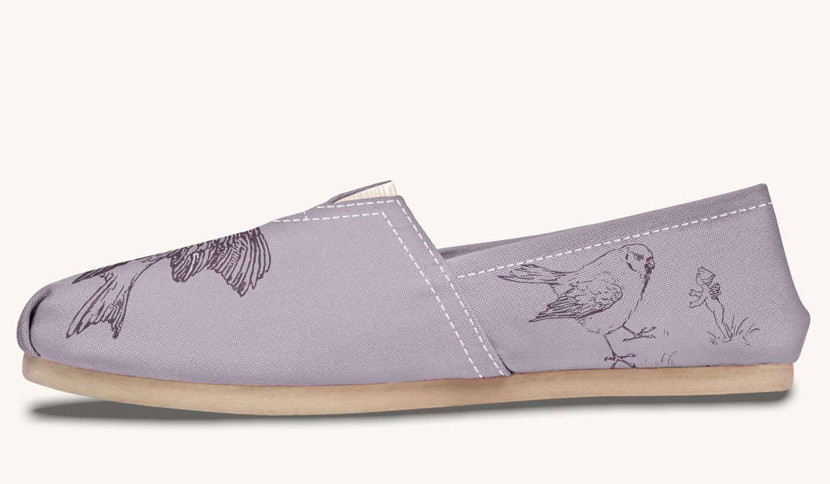 Feather And Cloud Casual Shoes - Jaded Lament