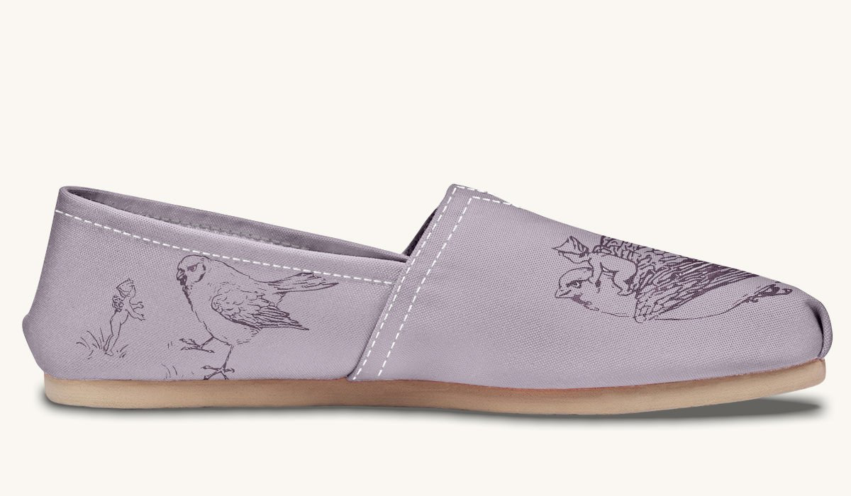 Feather And Cloud Casual Shoes - Jaded Lament