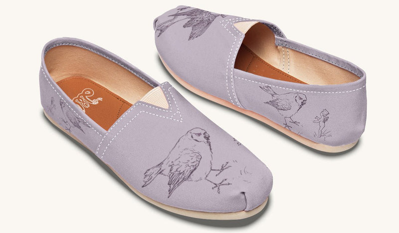 Feather And Cloud Casual Shoes - Jaded Lament