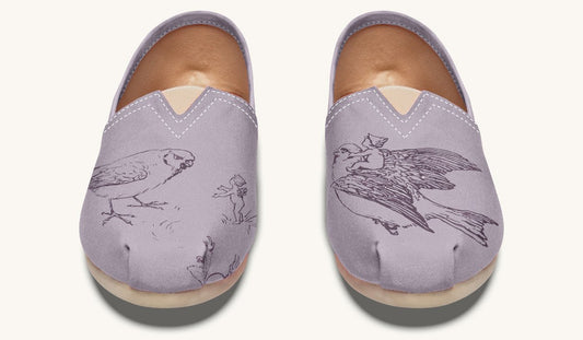 Feather And Cloud Casual Shoes - Jaded Lament