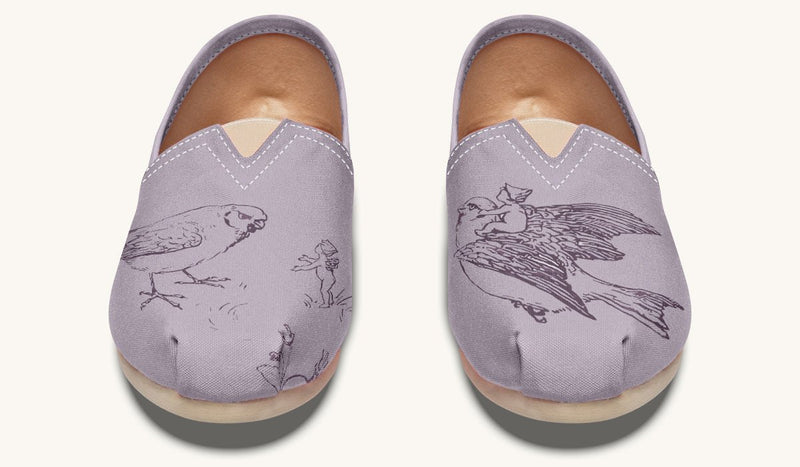 Feather And Cloud Casual Shoes - Jaded Lament