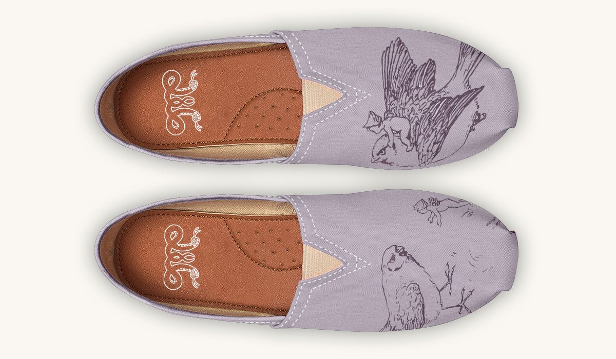 Feather And Cloud Casual Shoes - Jaded Lament