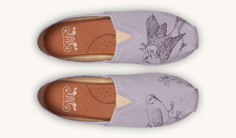 Feather And Cloud Casual Shoes - Jaded Lament