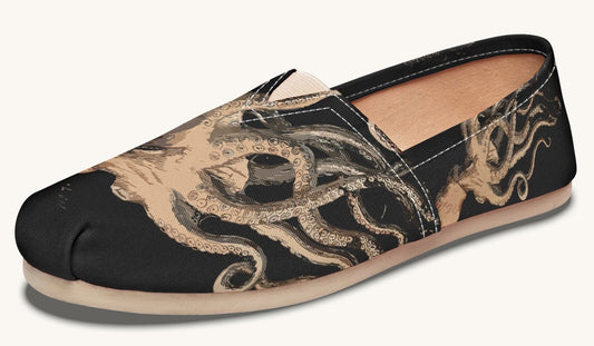 Kraken Unleashed Black Casual Shoes - Jaded Lament