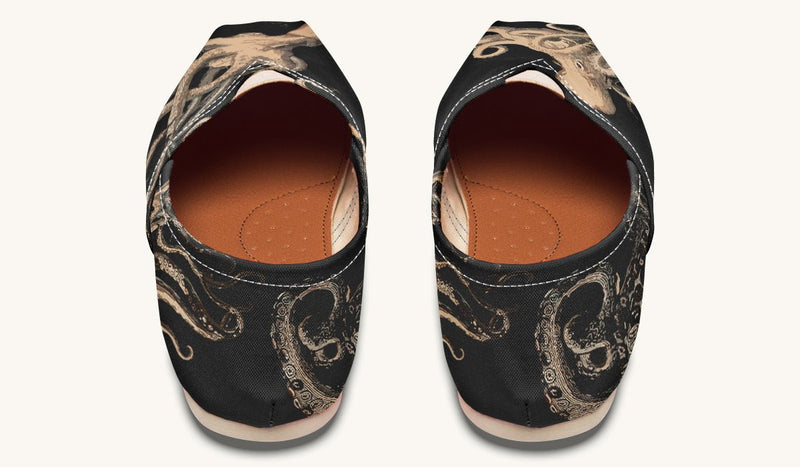 Kraken Unleashed Black Casual Shoes - Jaded Lament