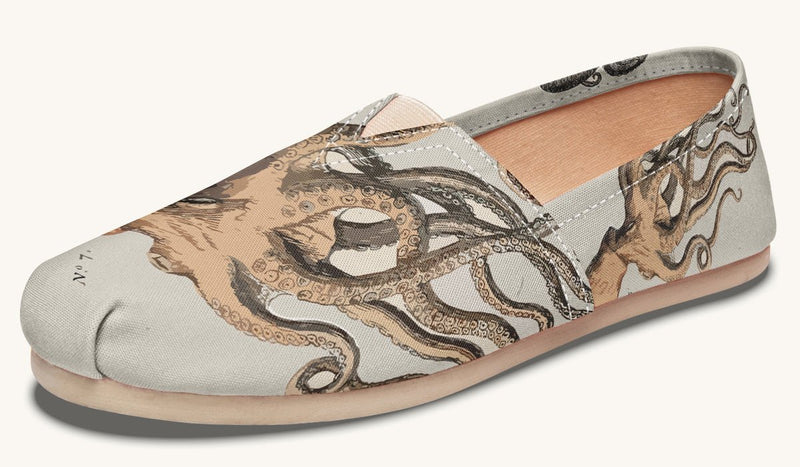 Kraken Unleashed Light Brown Casual Shoes - Jaded Lament