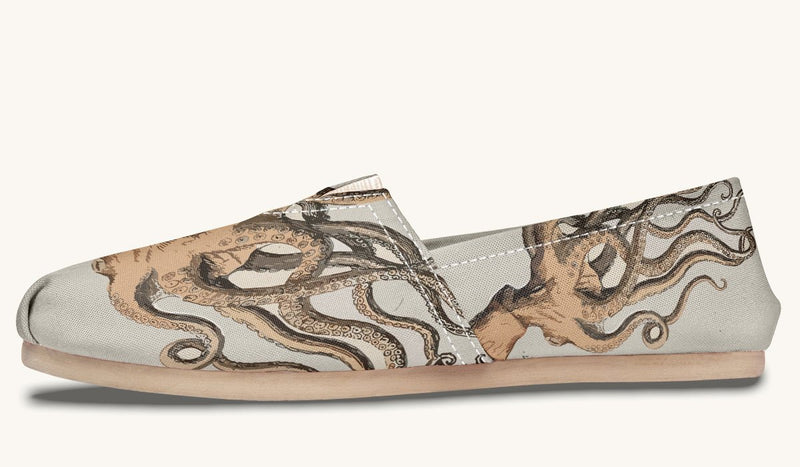 Kraken Unleashed Light Brown Casual Shoes - Jaded Lament