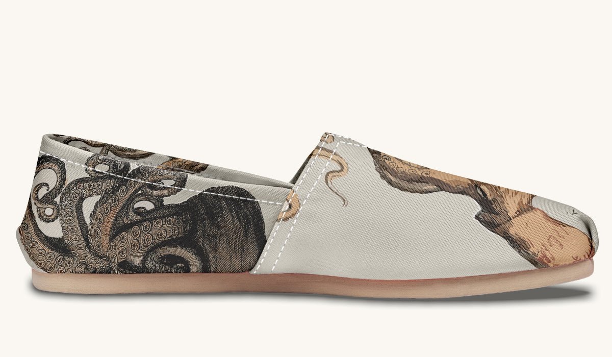 Kraken Unleashed Light Brown Casual Shoes - Jaded Lament