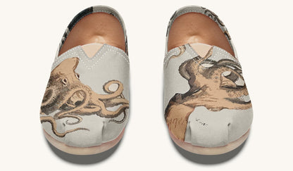 Kraken Unleashed Light Brown Casual Shoes - Jaded Lament