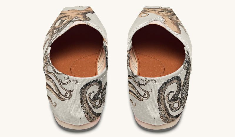 Kraken Unleashed Light Brown Casual Shoes - Jaded Lament