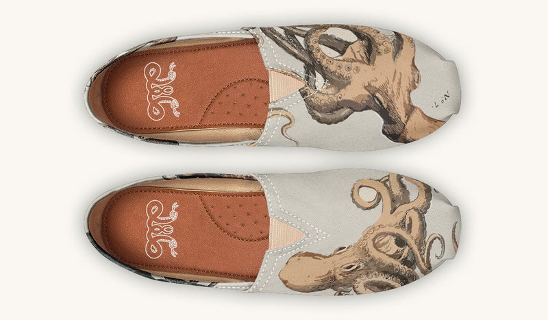 Kraken Unleashed Light Brown Casual Shoes - Jaded Lament