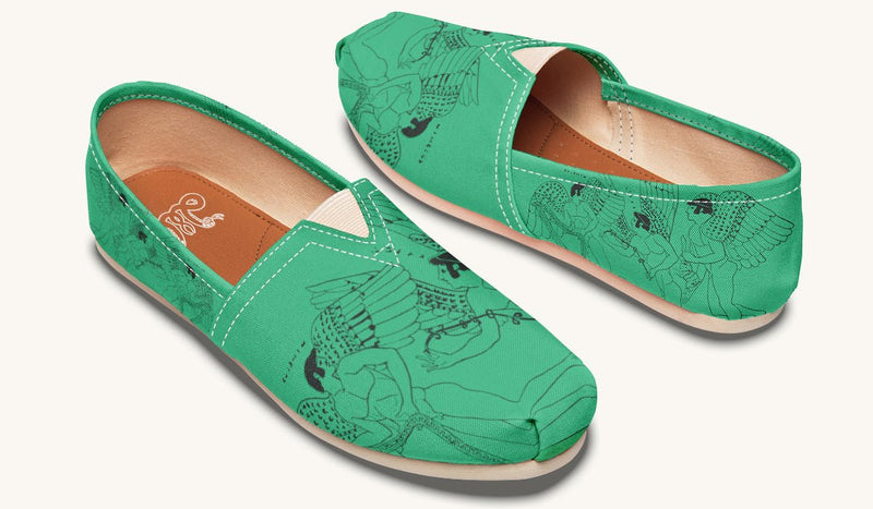 Love Gods in Flight Casual Shoes - Jaded Lament