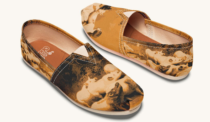 Swine Eyed And Listening To Circe Casual Shoes - Jaded Lament