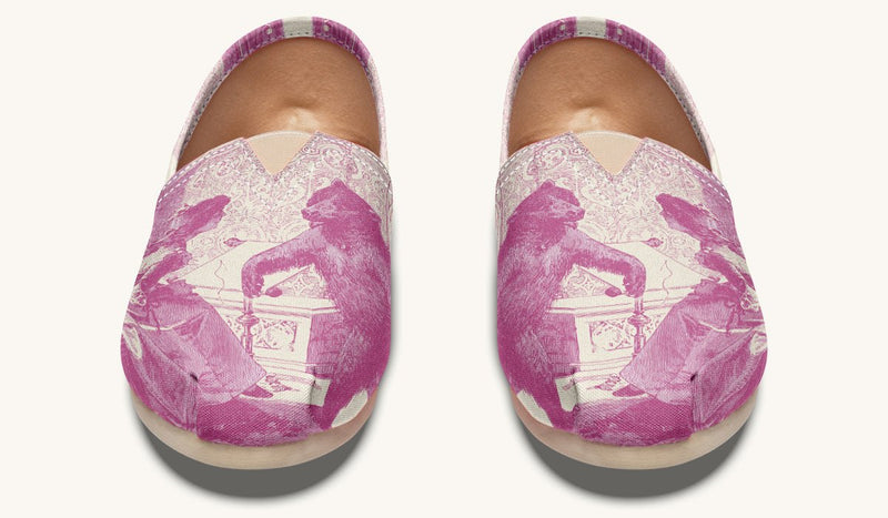 The Bear Shall Be Thy Choice (Cream) Casual Shoes - Jaded Lament